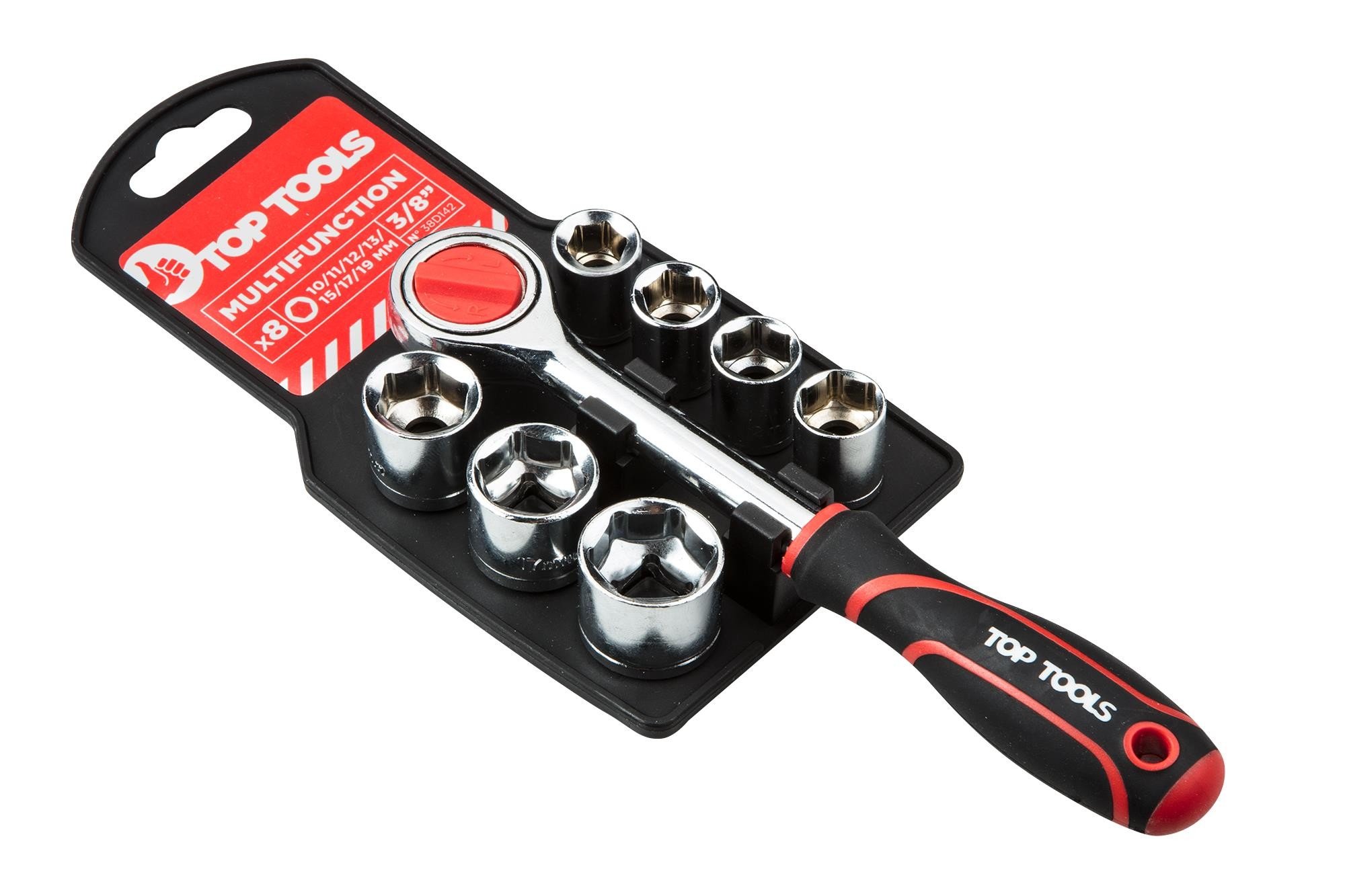 

TOP TOOLS 3/8", 8 шт (38D142)