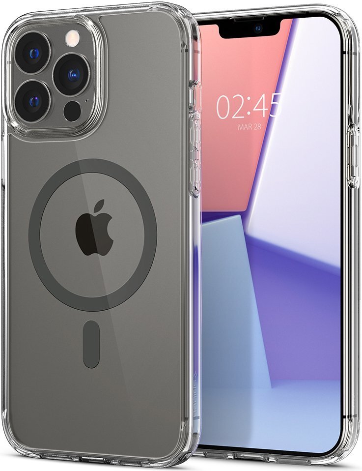 

Spigen для iPhone 13 Pro Max Crystal Hybrid Mag GRAPHITE (ACS03244), Cерый
