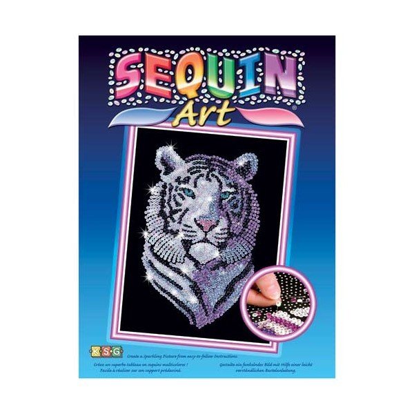 

Sequin Art BLUE Snow Tiger (SA1217)