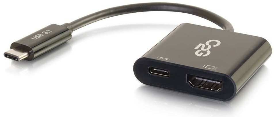

C2G USB-C на HDMI/USB-C с зарядкой черный (CG80492)