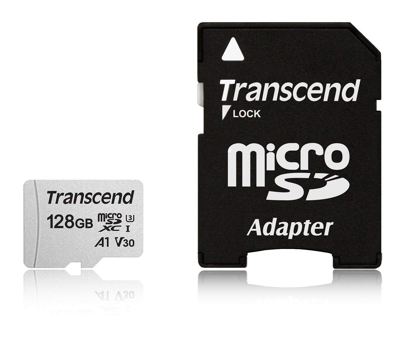 

TRANSCEND microSDXC 300S 128GB UHS-I U3 + ad (TS128GUSD300S-A)