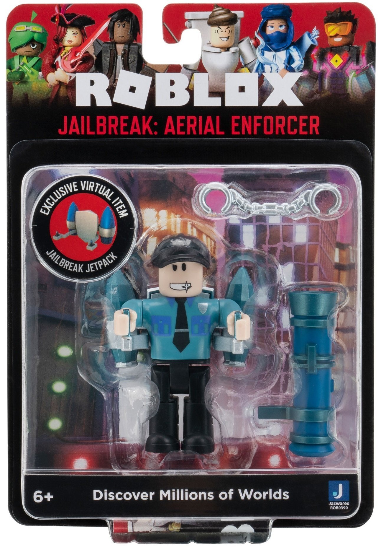 

Jazwares Roblox Core Figures Jailbreak: Aerial Enforcer W9 (ROB0390), Разноцветный
