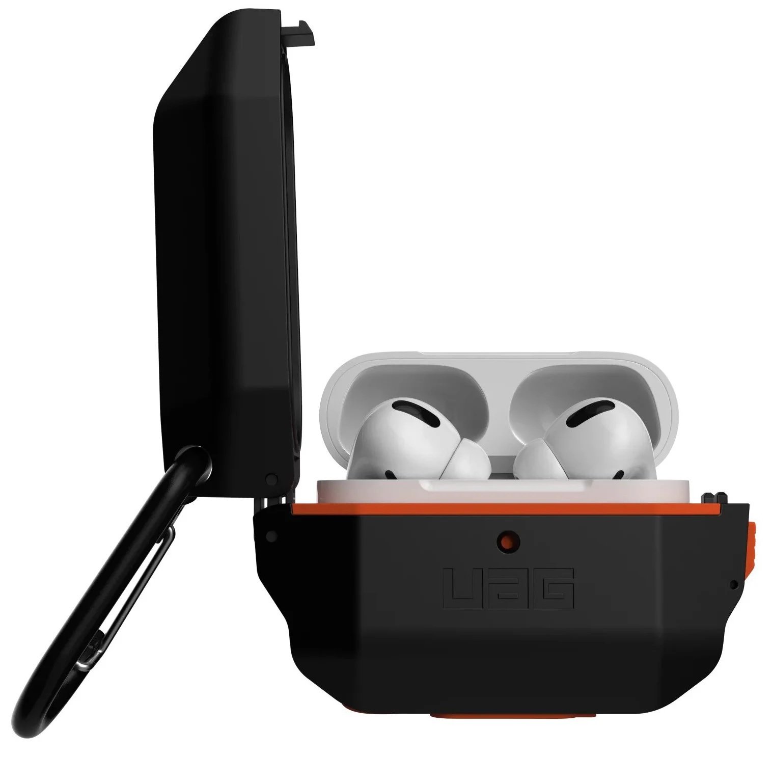 

UAG для Airpods Pro Hardcase Black/Orange (10225F114097), Чёрный