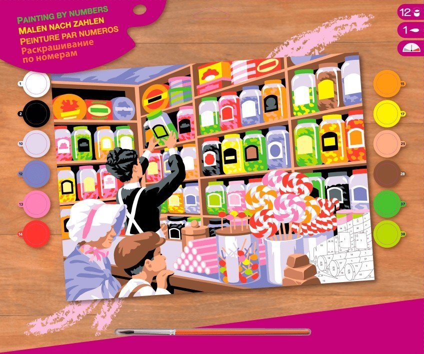 

Sequin Art PAINTING BY NUMBERS SENIOR Sweet Shoppe (SA1520)