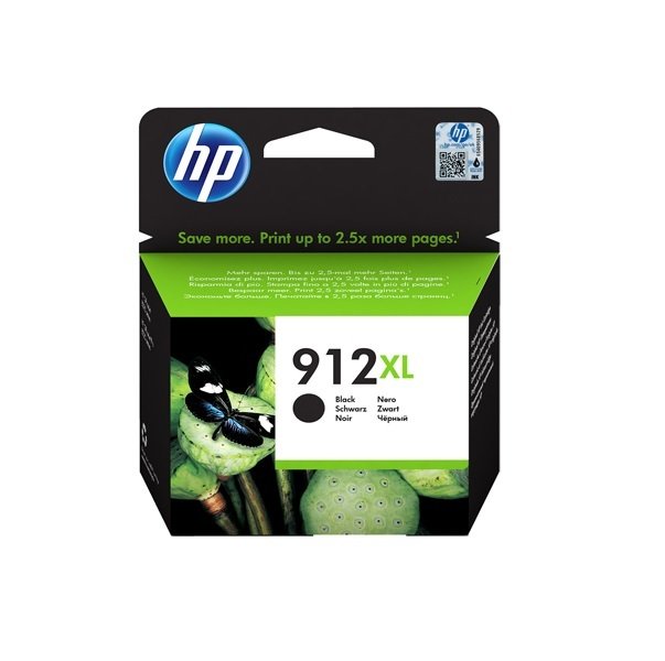 

HP 912XL High Yield Black Original Ink Cartridge (3YL84AE)