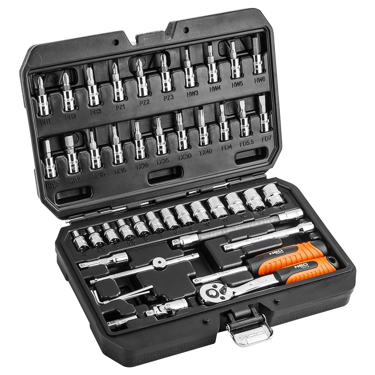 

Neo Tools 46 шт., 1/4" CrV (08-660)