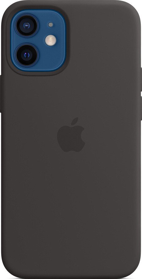 

APPLE для iPhone 12 mini Silicone Case with MagSafe Black (MHKX3ZE/A), Чёрный
