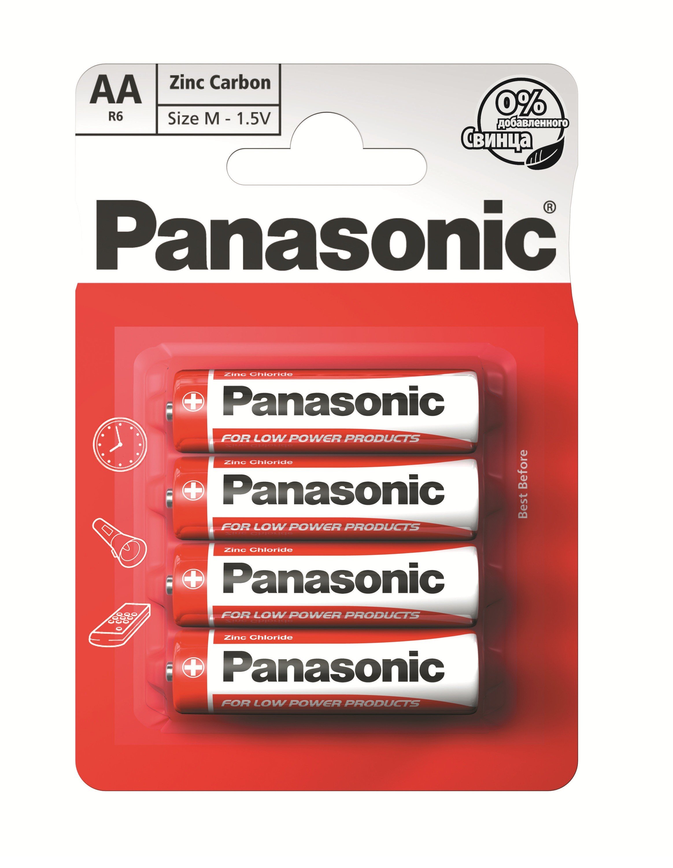 

PANASONIC RED ZINK R6 BLI 4 ZINK-CARBON (R6REL/4BPR)