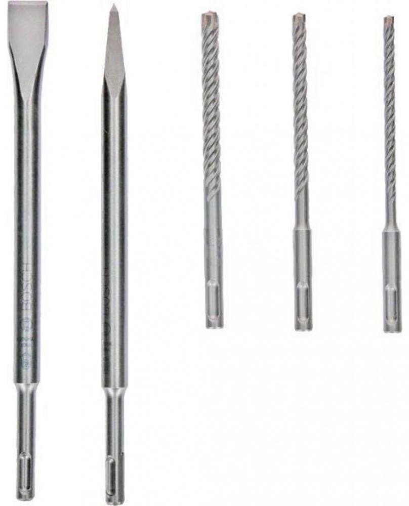

BOSCH SDS plus 3 бура, 2 зубила (1619M008ZJ)