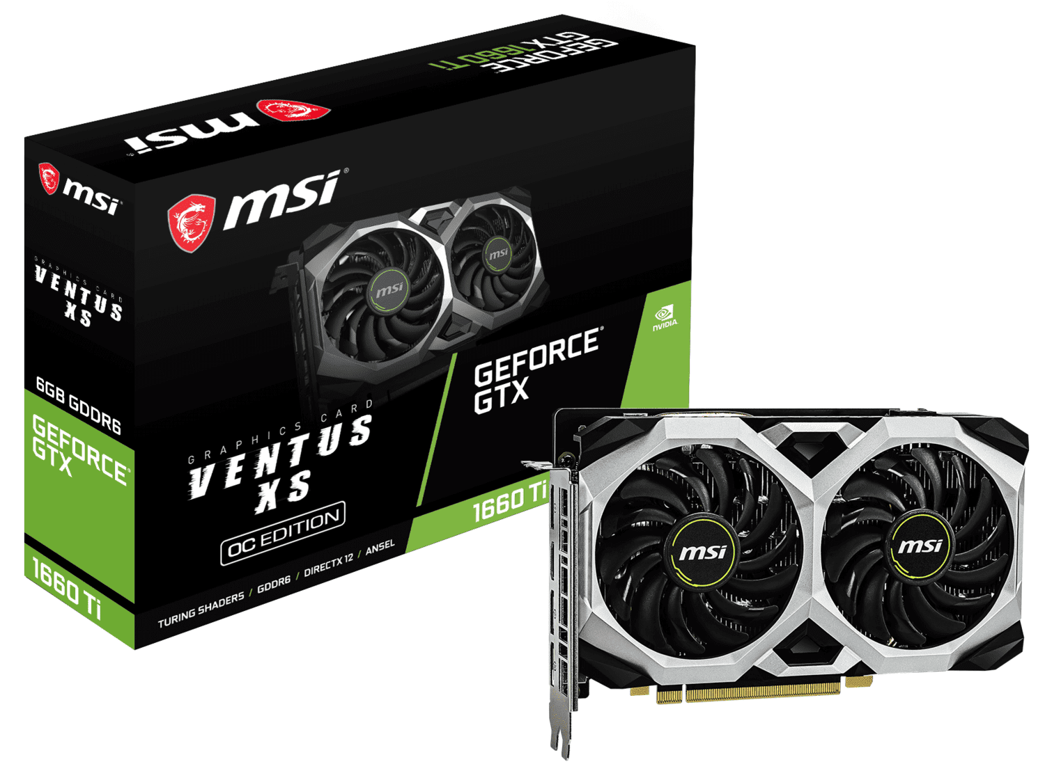 

MSI GeForce GTX 1660 Ti 6GB GDDR6 VENTUS (GF_GTX_1660_TI_VENTXS6GO)