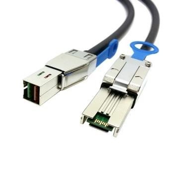 

HP MiniSAS HD to MiniSAS FO 2M Cbl, Чёрный