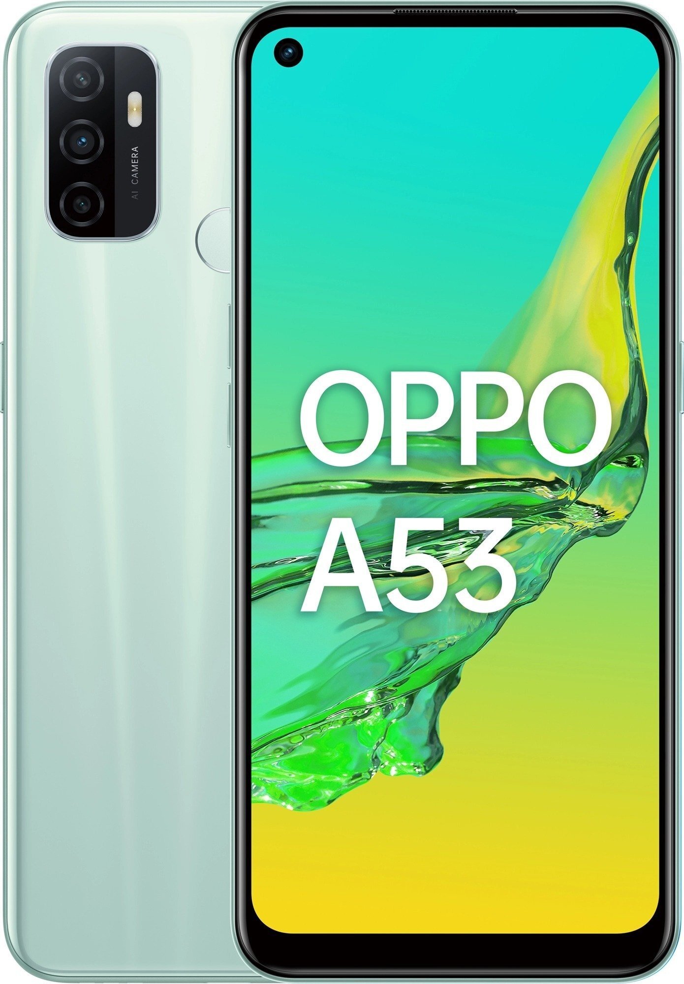 

OPPO A53 4/128Gb (CPH2127) Mint Cream, Зелёный