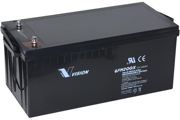 

VISION FM 12V 200Ah 6FM200E (6FM200E-X), Чёрный