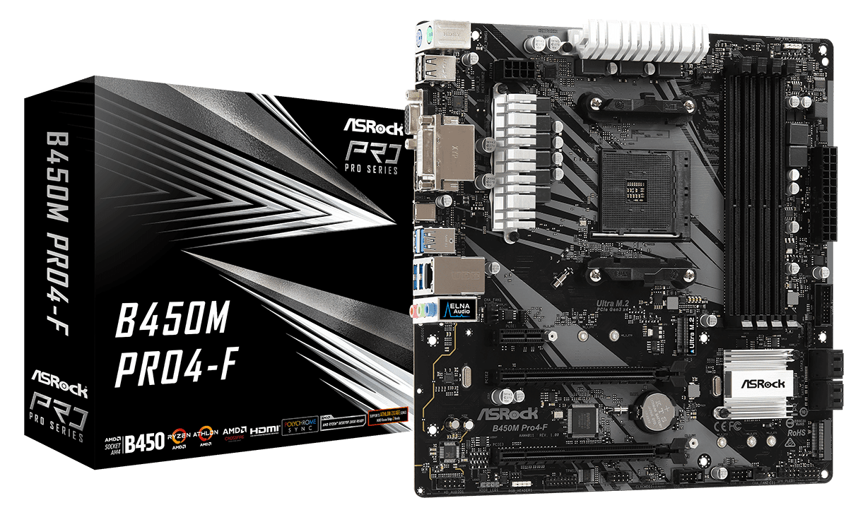 

AsRock B450M Pro4-F