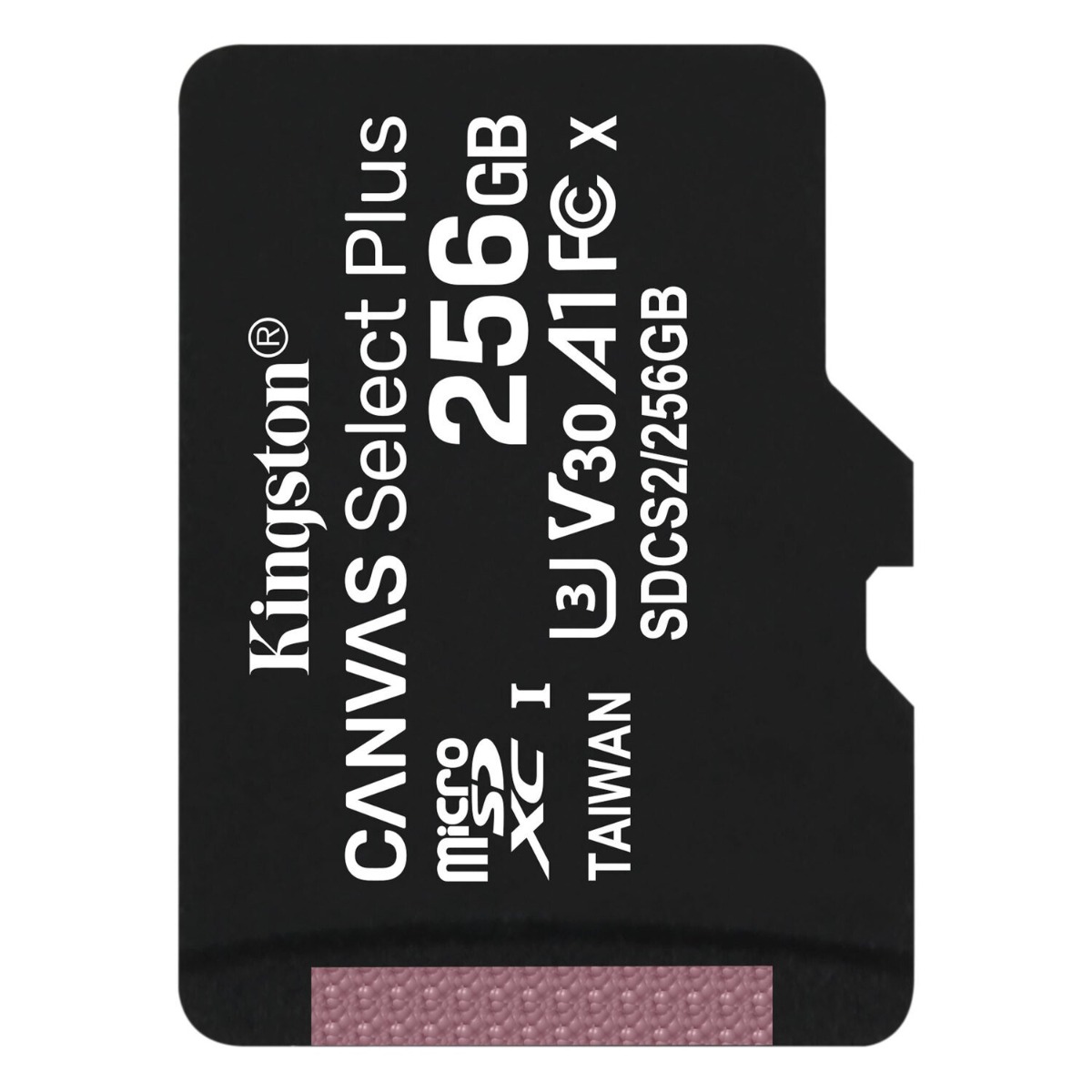 

KINGSTON microSDXC 256GB Class 10 UHS-I R100MB/s (SDCS2/256GBSP)