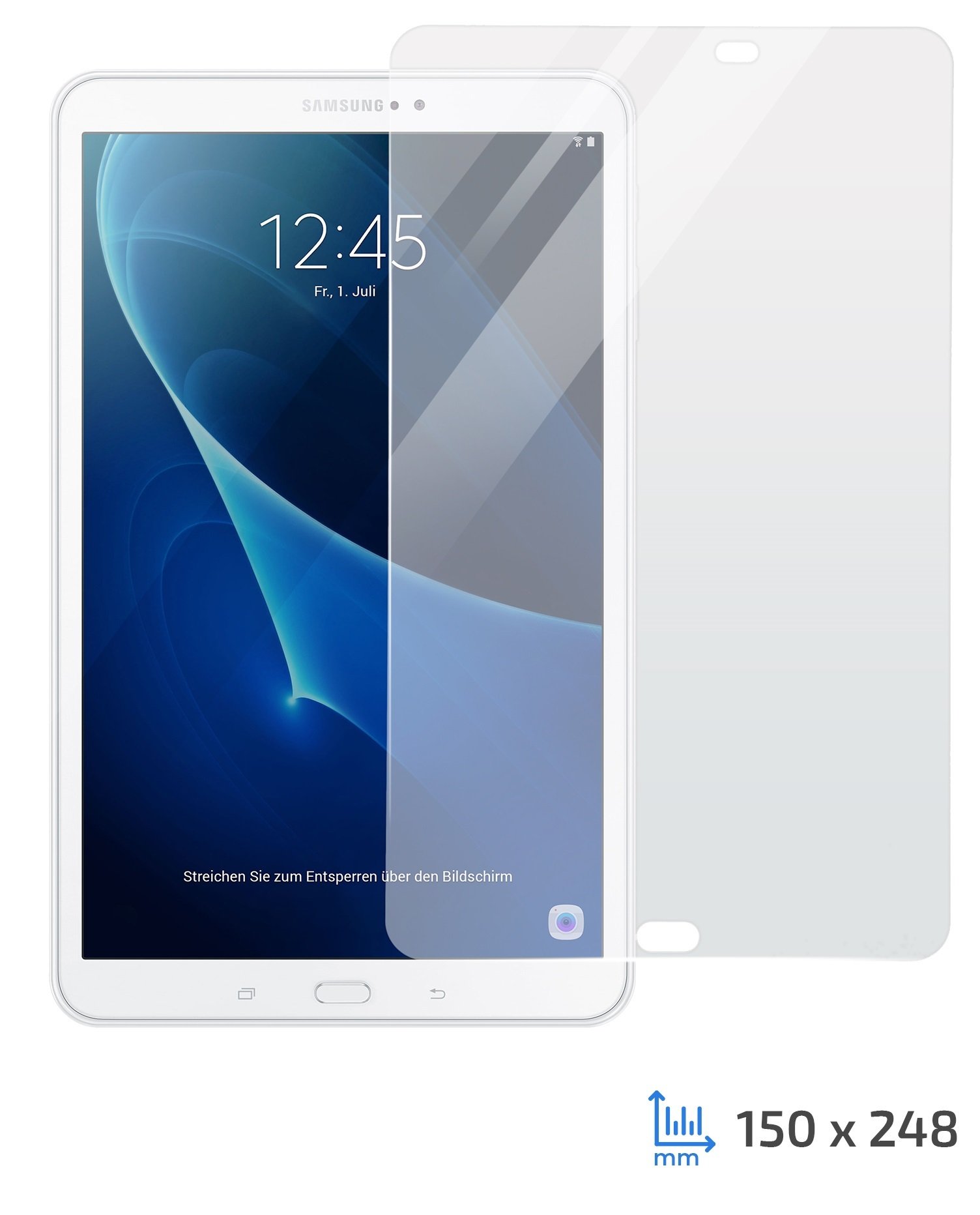

2Е Samsung Galaxy Tab A 10.1 2.5D clear (2E-TGSG-TABA10.1), Прозрачный