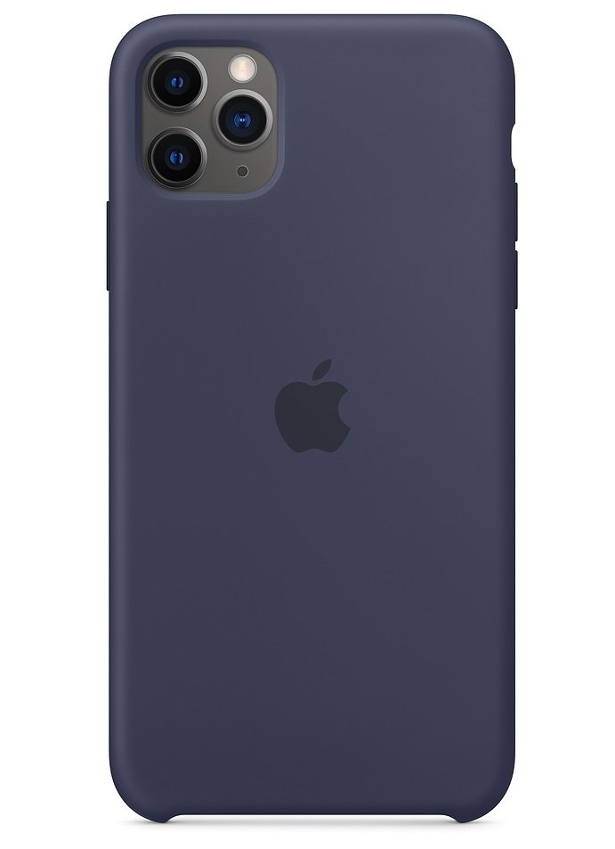 

APPLE для iPhone 11 Pro Max Silicone Case Midnight Blue (MWYW2ZM/A), Синий