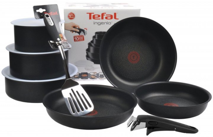 

TEFAL Ingenio Expertise из 11 предметов (L6509902), Чёрный