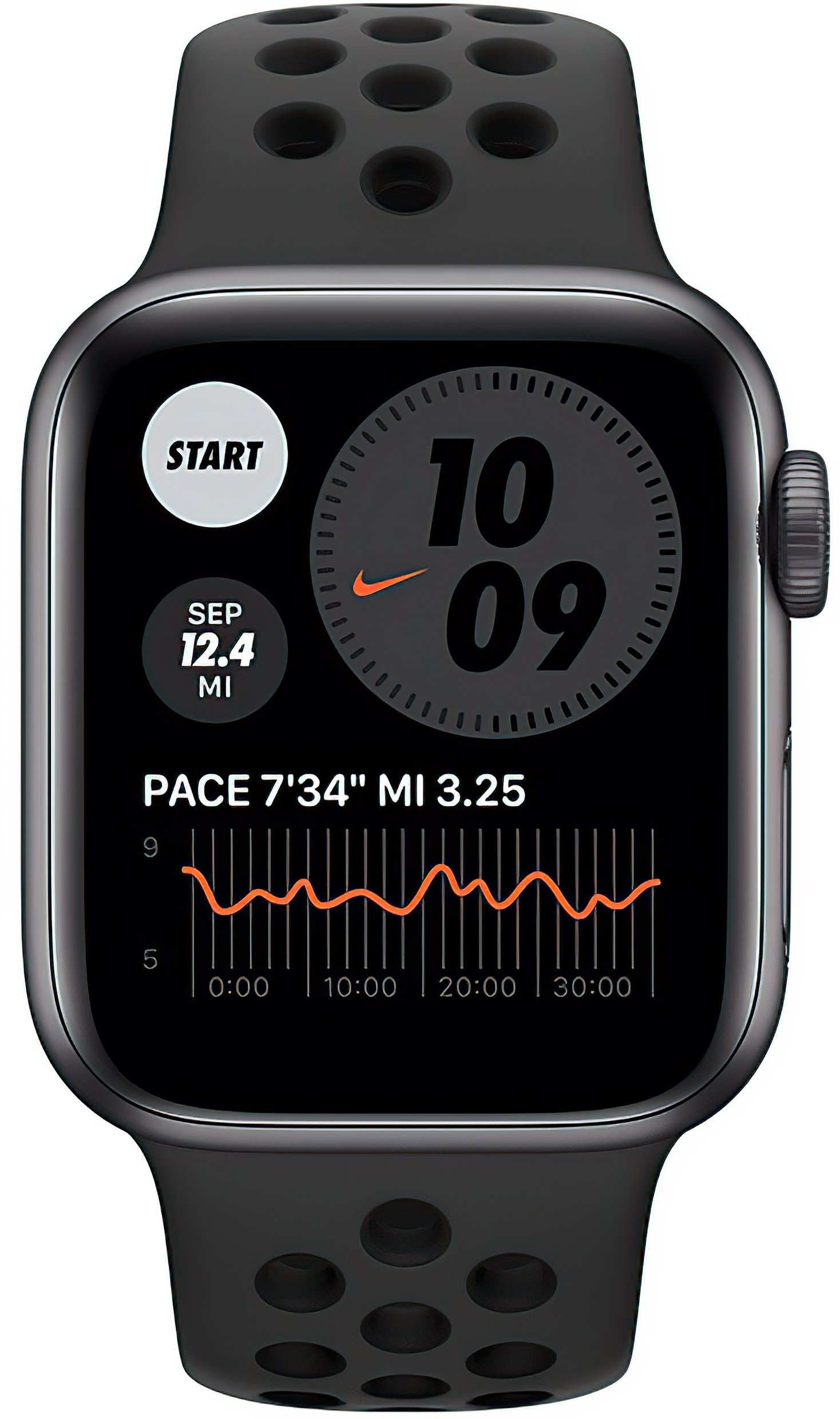 

APPLE Watch Nike SE GPS 44mm Space Gray Aluminium Case with Anthracite/Black Nike Sport Band Regular