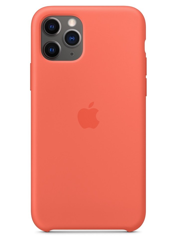 

APPLE для iPhone 11 Pro Silicone Case Clementine (Orange) (MWYQ2ZM/A), Оранжевый