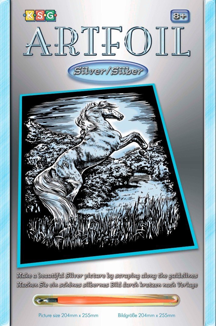 

Sequin Art ARTFOIL SILVER Stallion (SA1033)