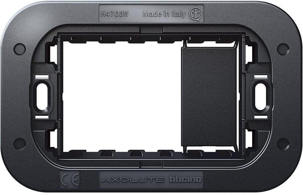 

LEGRAND Bticino AXOLUTE Air 2/3 модуля (H4703W), Чёрный