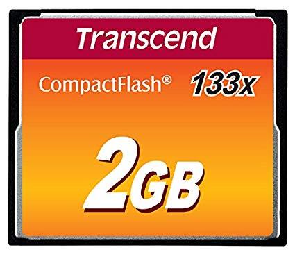 

TRANSCEND Compact Flash 2GB (133x)