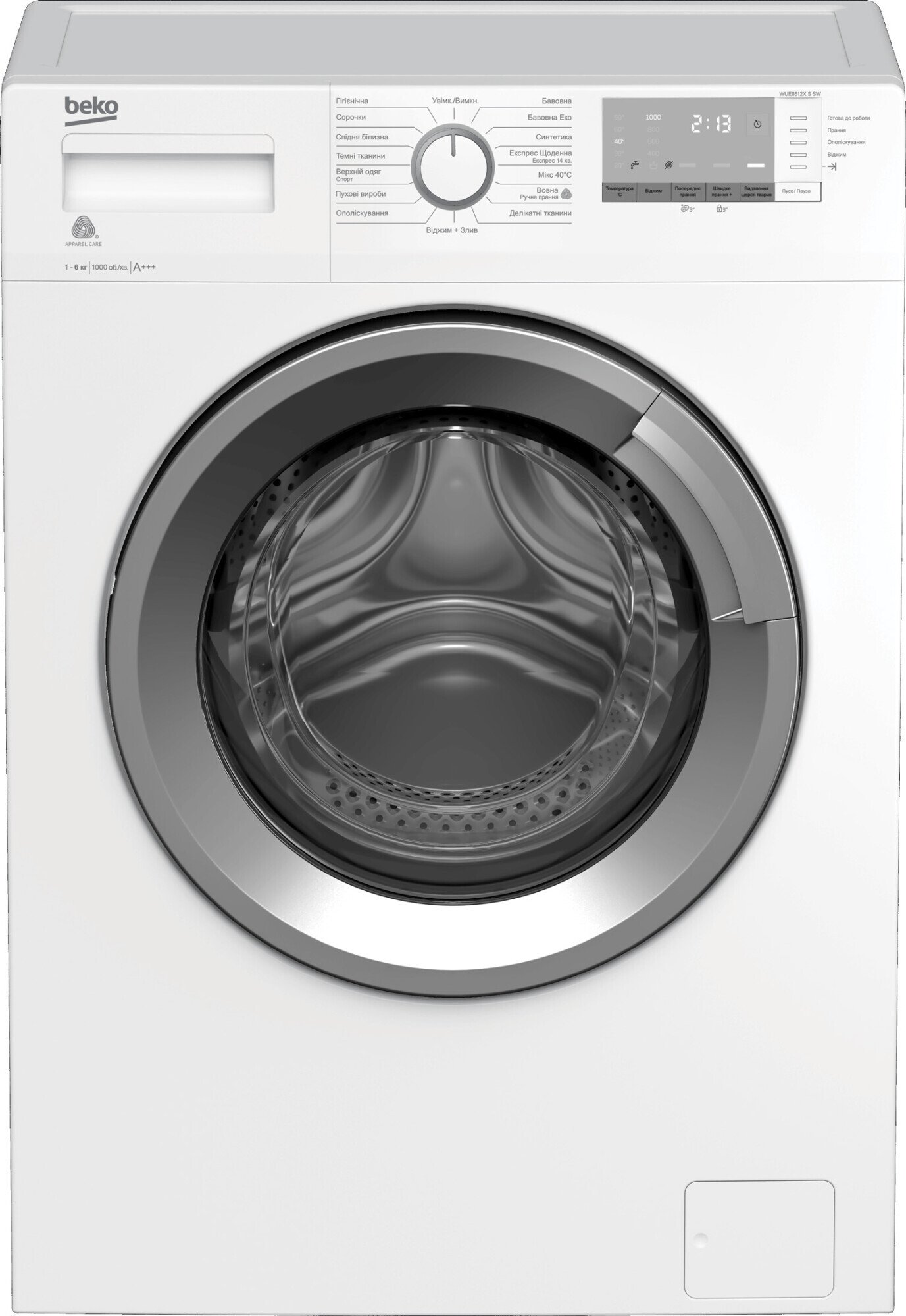 

BEKO WUE6512XSSW, Белый