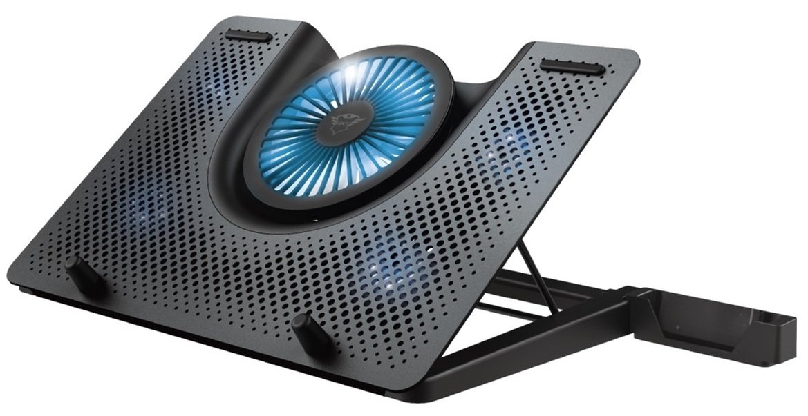 

TRUST GXT 1125 Quno (17.3") Blue LED Black (23581), Чёрный