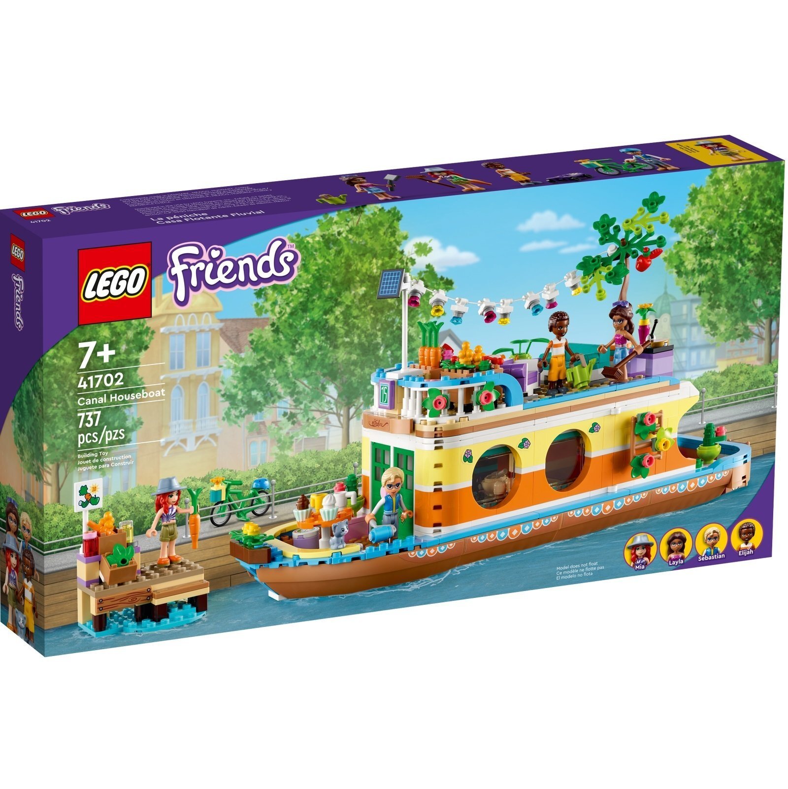 

LEGO Friends Плавучий дом на канале (41702), Разноцветный