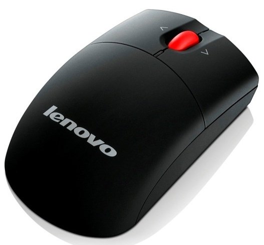 

LENOVO Laser Wireless Mouse (0A36188), Чёрный