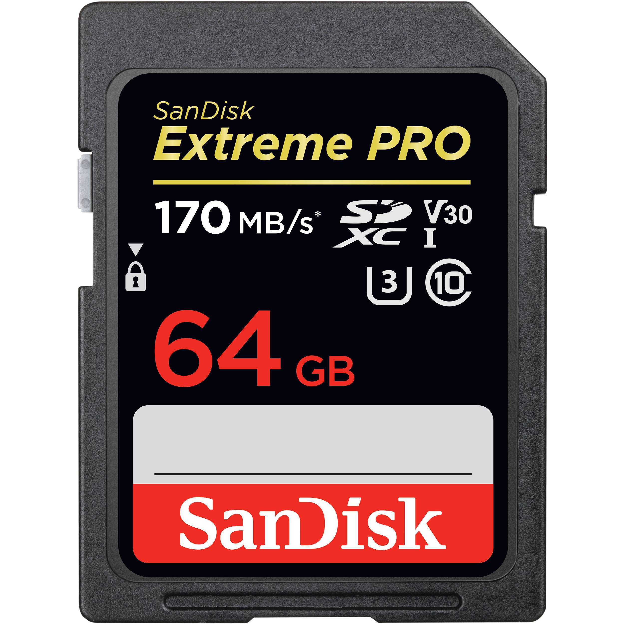 

SANDISK SDXC 64GB Class 10 Extreme Pro (SDSDXXY-064G-GN4IN)