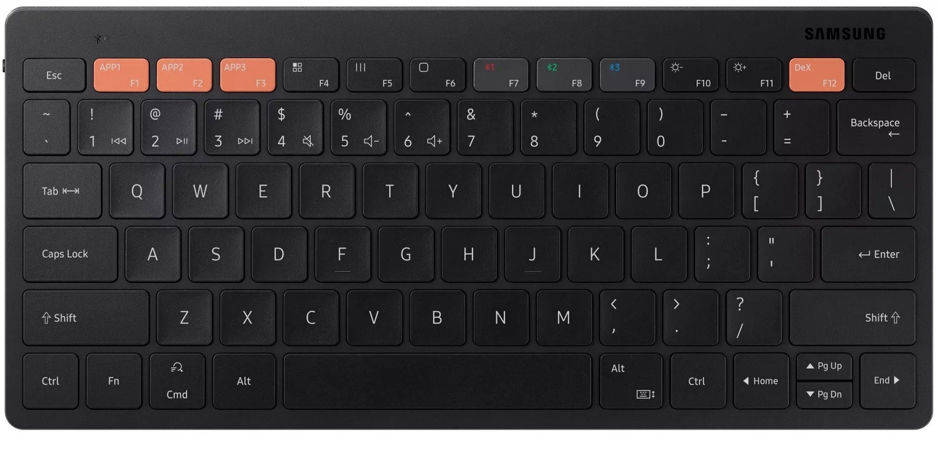 

SAMSUNG Smart Keyboard Trio 500 Black (EJ-B3400BBRGRU), Чёрный