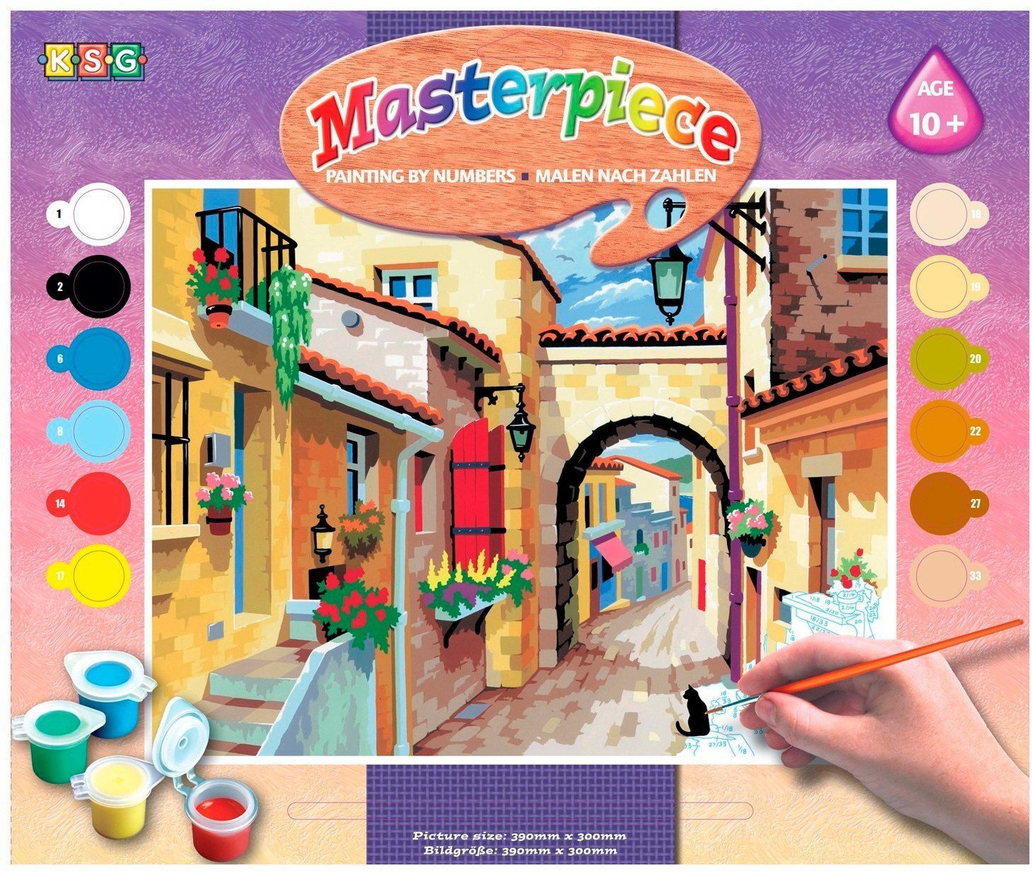 

Sequin Art PAINTING BY NUMBERS SENIOR A Quiet Street (SA0129)