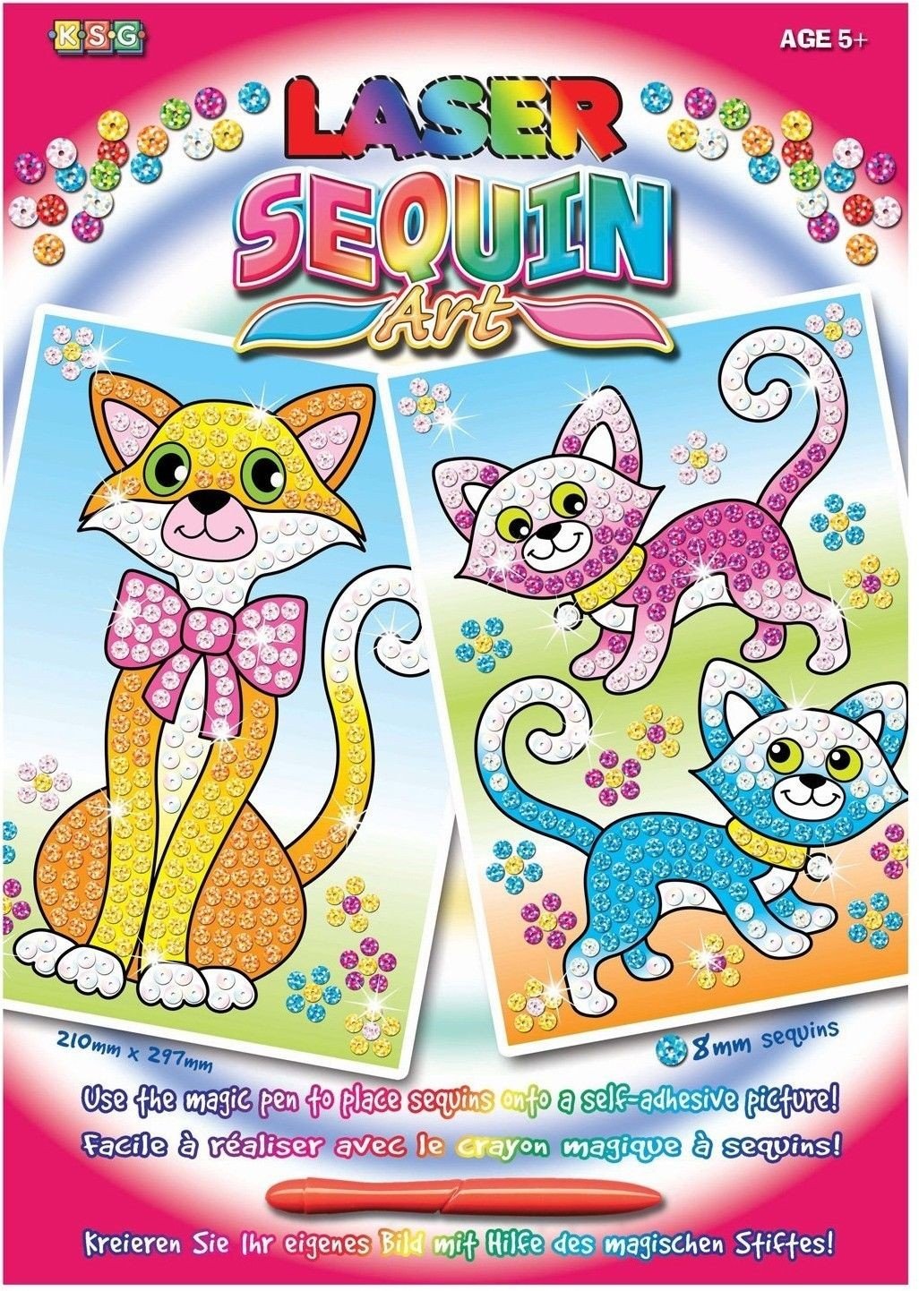 

Sequin Art LASER Cats (SA1317)
