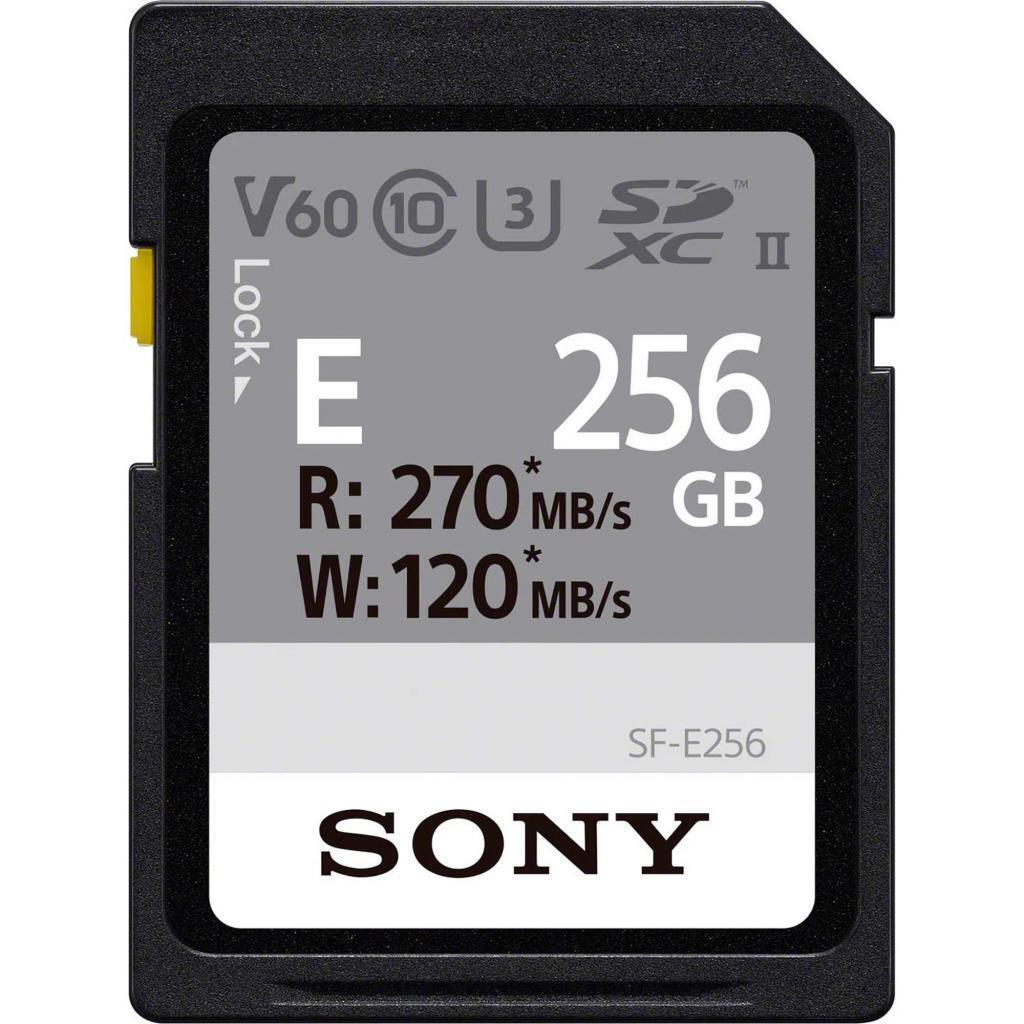

SONY 256GB SDXC C10 UHS-II U3 V60 Entry (SFE256.AE)