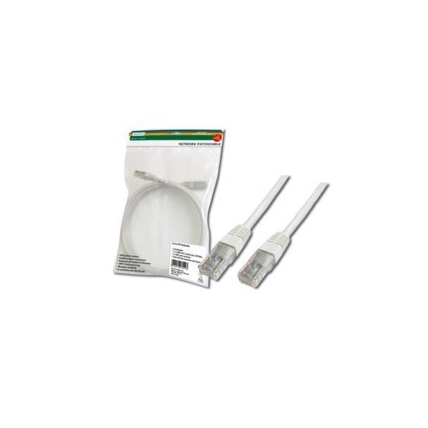 

DIGITUS CAT 5e UTP, 2м, AWG 26/7, PVC, белый (DK-1511-020/WH)
