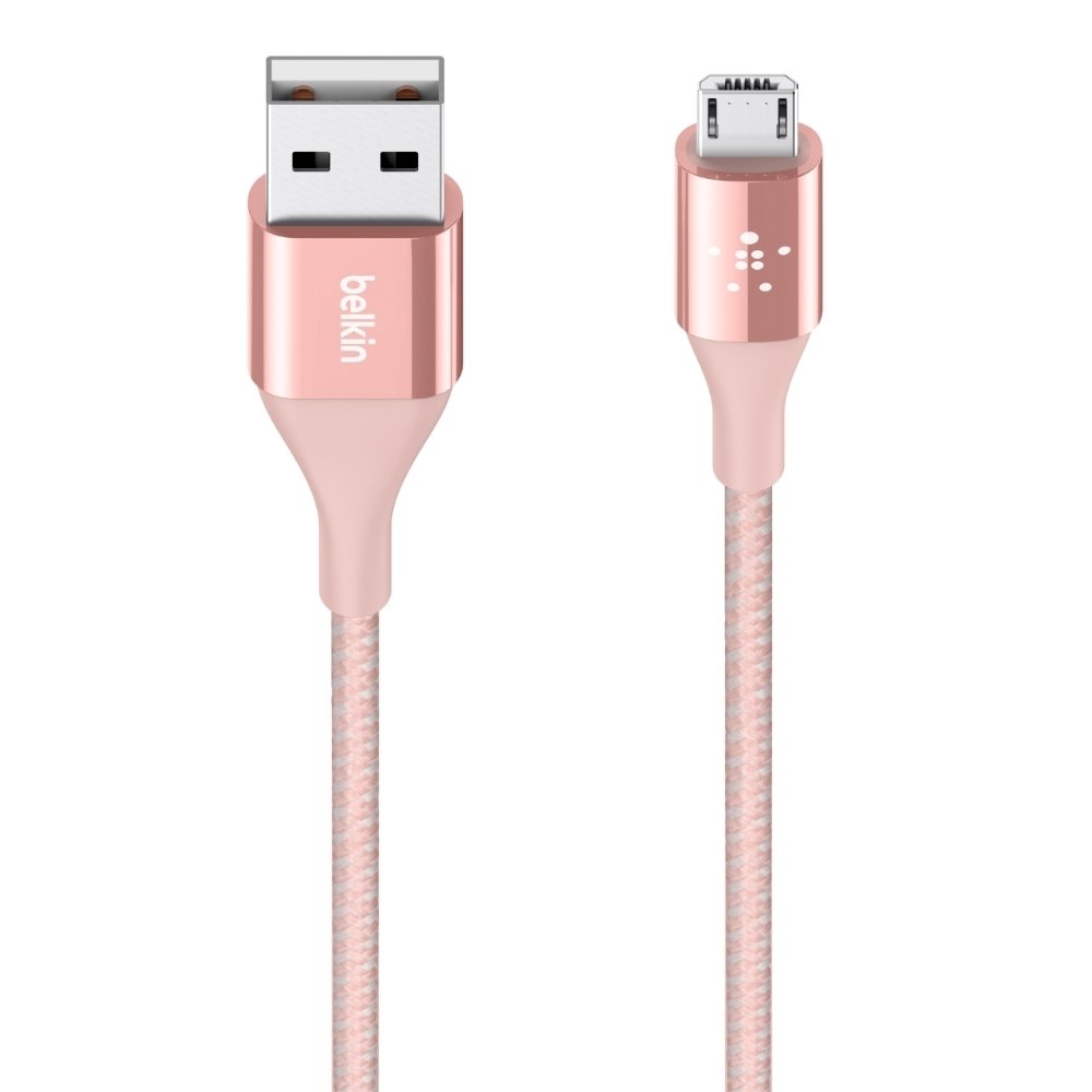 

Belkin DuraTek Mixit USB-A - MicroUSB 2.4A 1.2m Rose Gold (F2CU051BT04-C00), Розовое золото