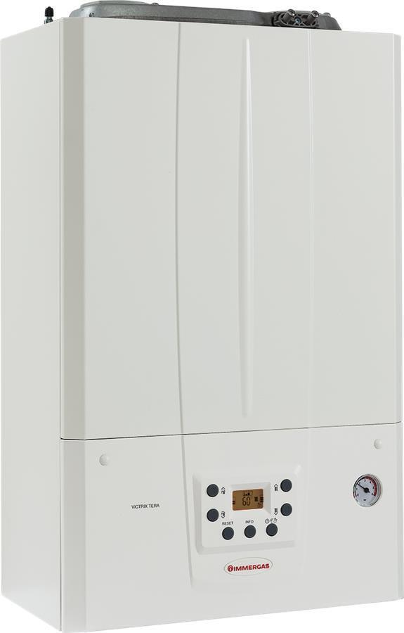 

Immergas Victrix Tera 28 1 конденсационный, двухконтурный, турбированный, 28 кВт (Victrix-Tera-28-1)