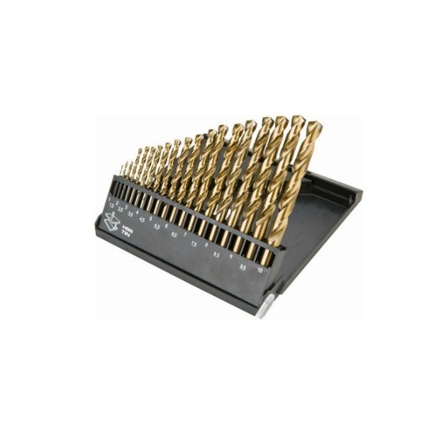 

GRAPHITE HSS-TiN 1.0-10.0 мм, набор 19 шт. (57H199)