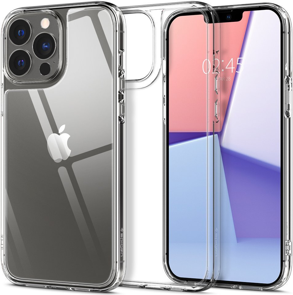 

Spigen для iPhone 13 Pro Quartz Hybrid Crystal Clear (ACS03271)