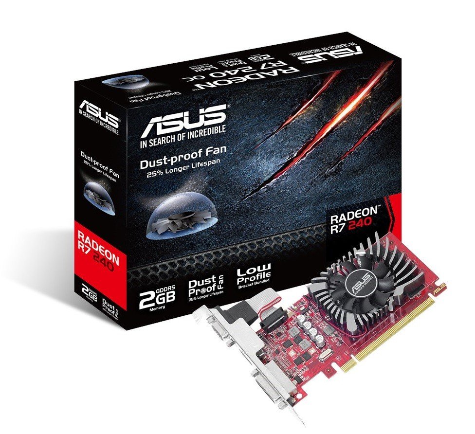 

ASUS Radeon R7 240 (90YV0BG1-M0NA00)
