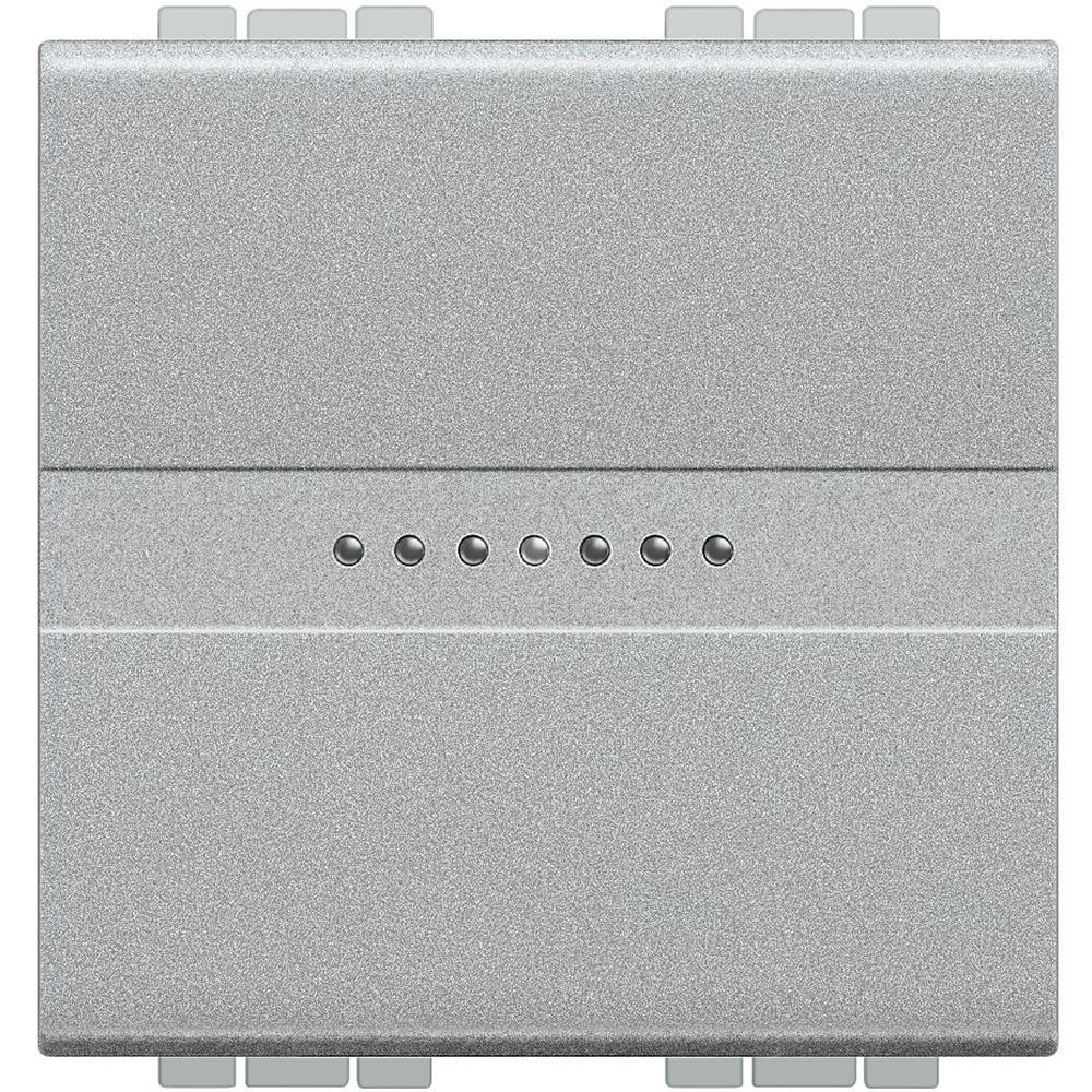 

LEGRAND Bticino LivingLight автоматические клеммы 2 модуля Алюминий (NT4054M2)