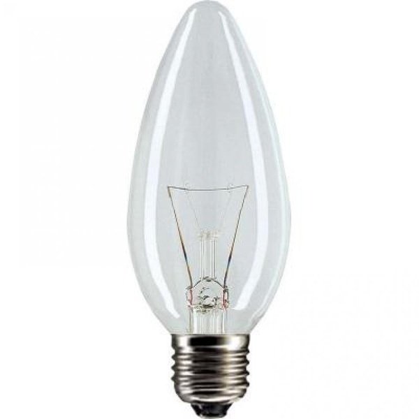 

PHILIPS E27 40W 230V B35 CL 1CT/10X10F Stan