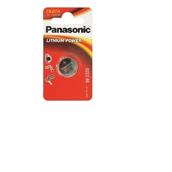 

PANASONIC CR 2016 BLI 1 LITHIUM (CR-2016EL/1B)