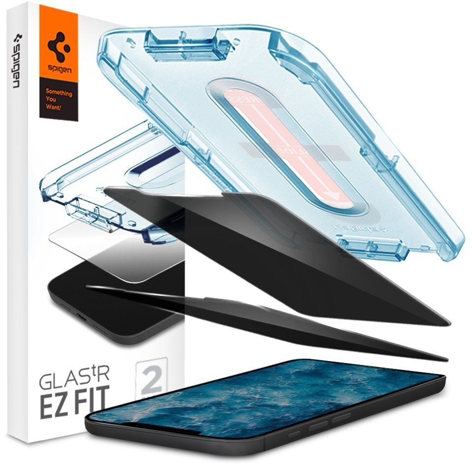 

Spigen для iPhone 12/12 Pro Glas tR EZ Fit Privacy (2Pack) (AGL01803), Прозрачный