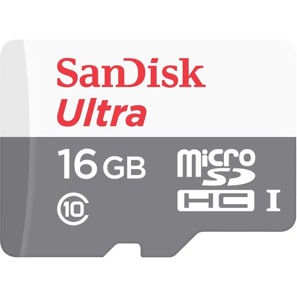 

SANDISK microSDHC 16GB Ultra (Class 10) 80MB/s + SD adapter (SDSQUNS-016G-GN3MA)