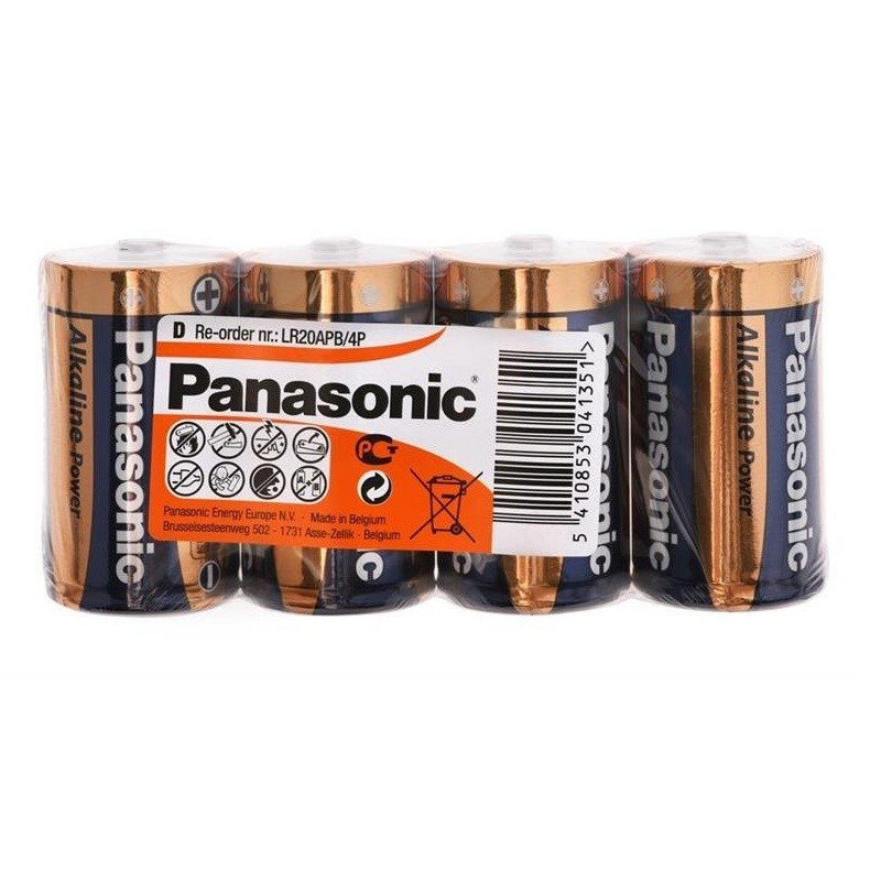 

PANASONIC ALKALINE POWER D Shrink 4 (LR20REB/4P)