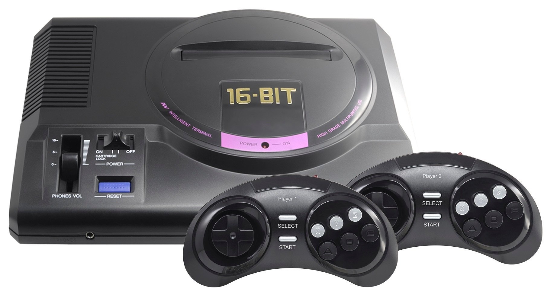 

Retro Genesis 16 bit HD Ultra (150 игр, 2 беспроводных джойстика) (ConSkDn70)