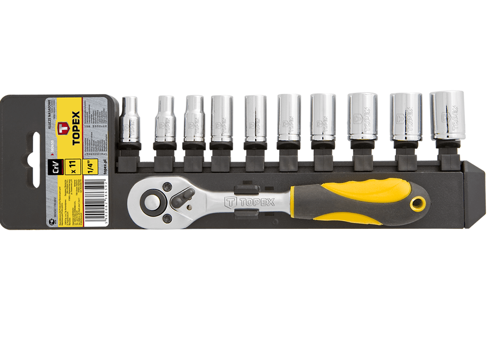 

TOPEX 1/4", 11шт. CrV (38D650)